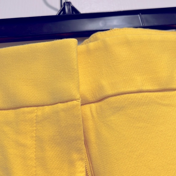 Ann Taylor LOFT Marisa Ankle Trouser Yellow. - Picture 5 of 5